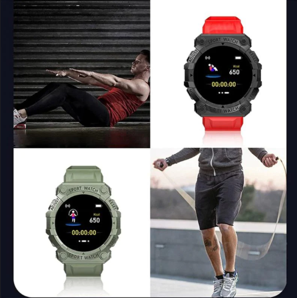 Waterproof heart rate monitor smart watch