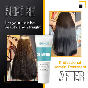 Unisex Keratin Hair Straightening Cream